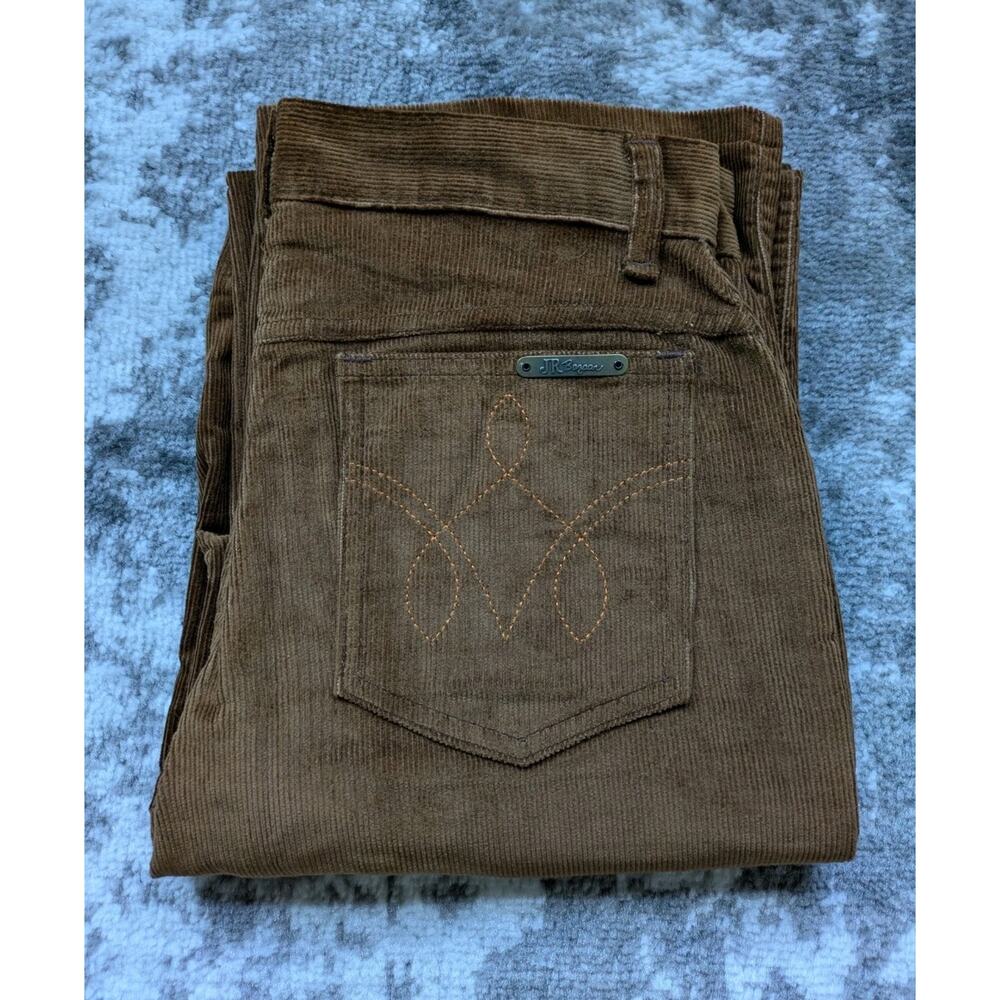 Vintage 70s Sears JR Bazaar Corduroy Pants, Brown Juniors Size 11 - 28x33